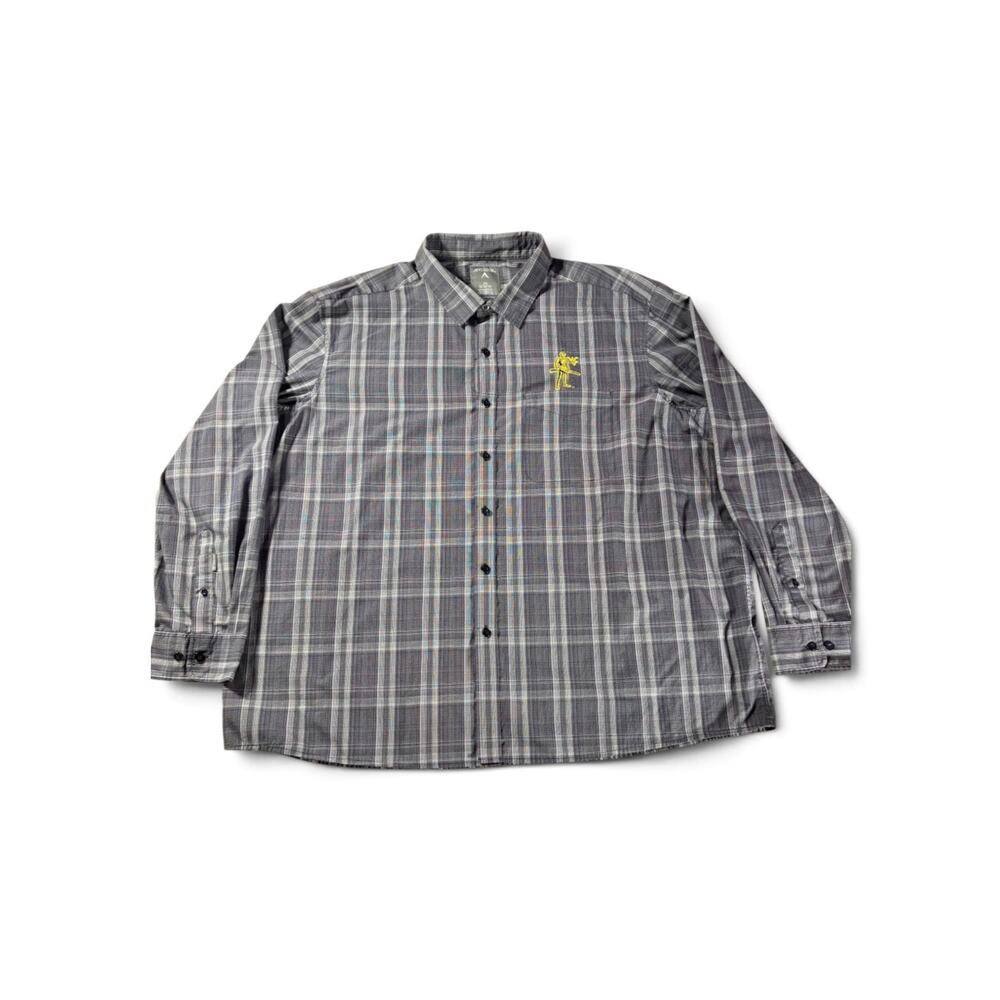 Antigua West Virginia Mountaineers Shirt Men 3XL Plaid Long Sleeve Button Down